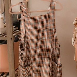 urban outfitters checkered dress